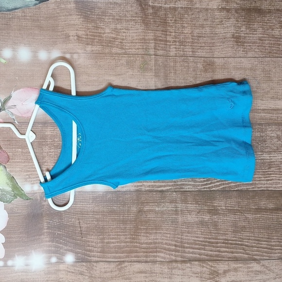 Justice SIZE 5 GIRLS BLUE TANK TOP - Picture 1 of 3